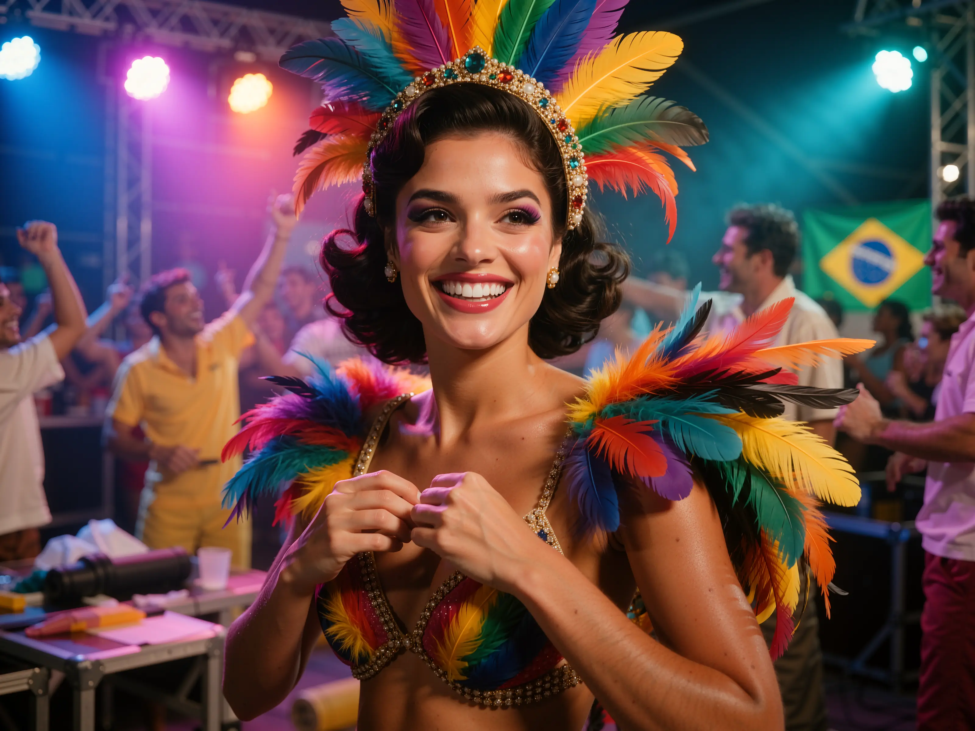 AI generated Carnival portrait