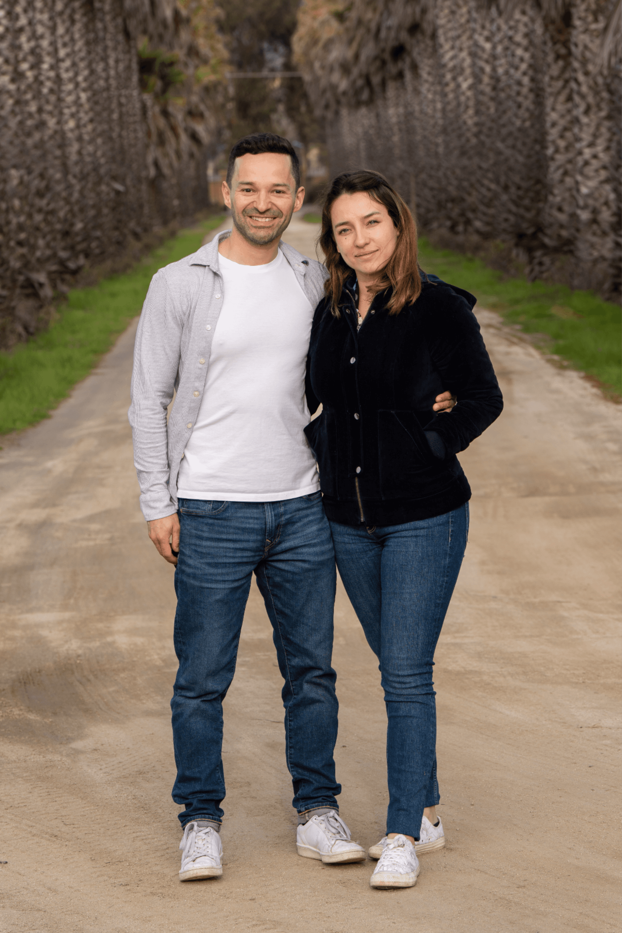 Original couple photo used as input for the person removal comparison