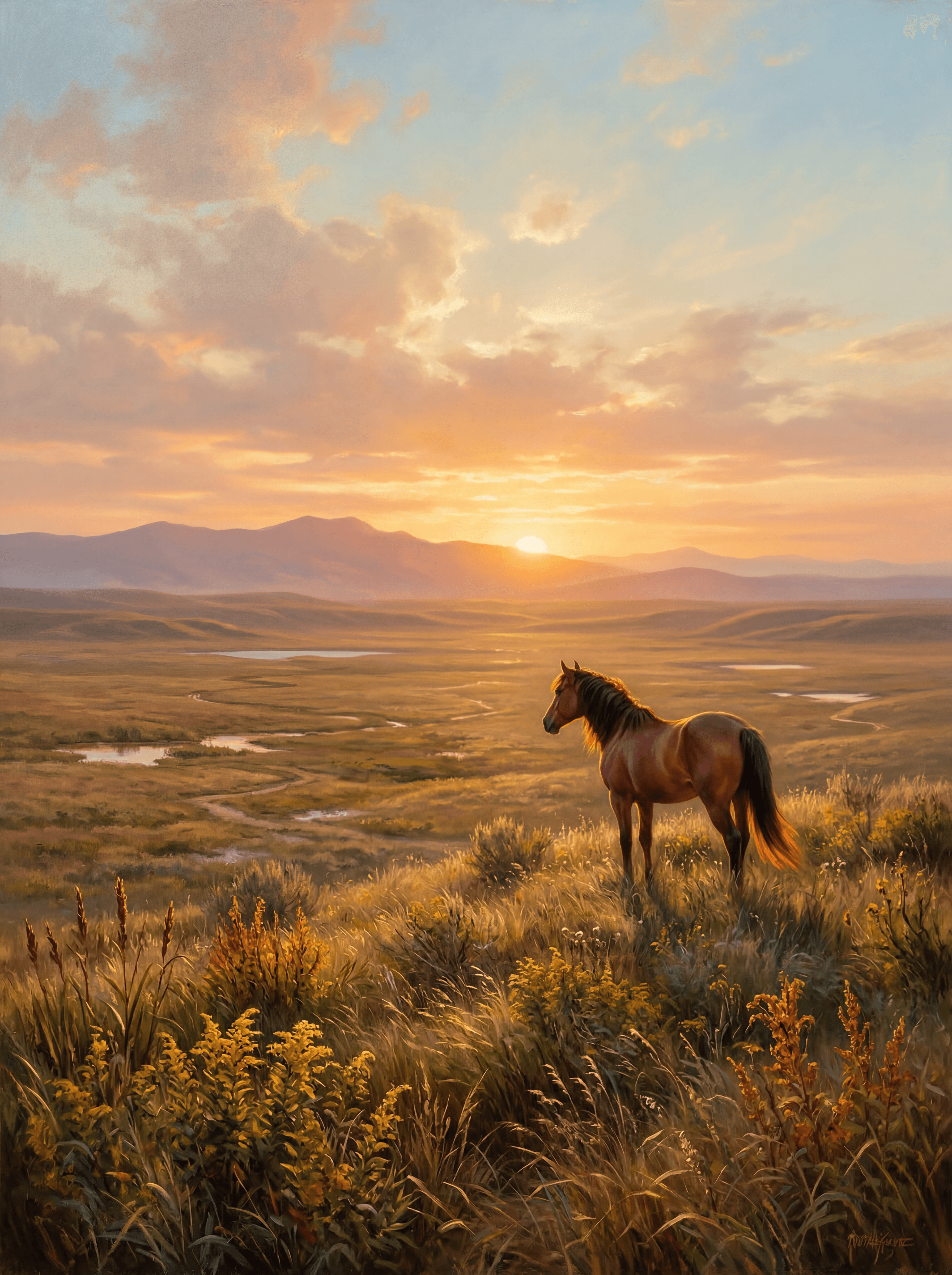 Luminism painting comparison by Nano Banana 2