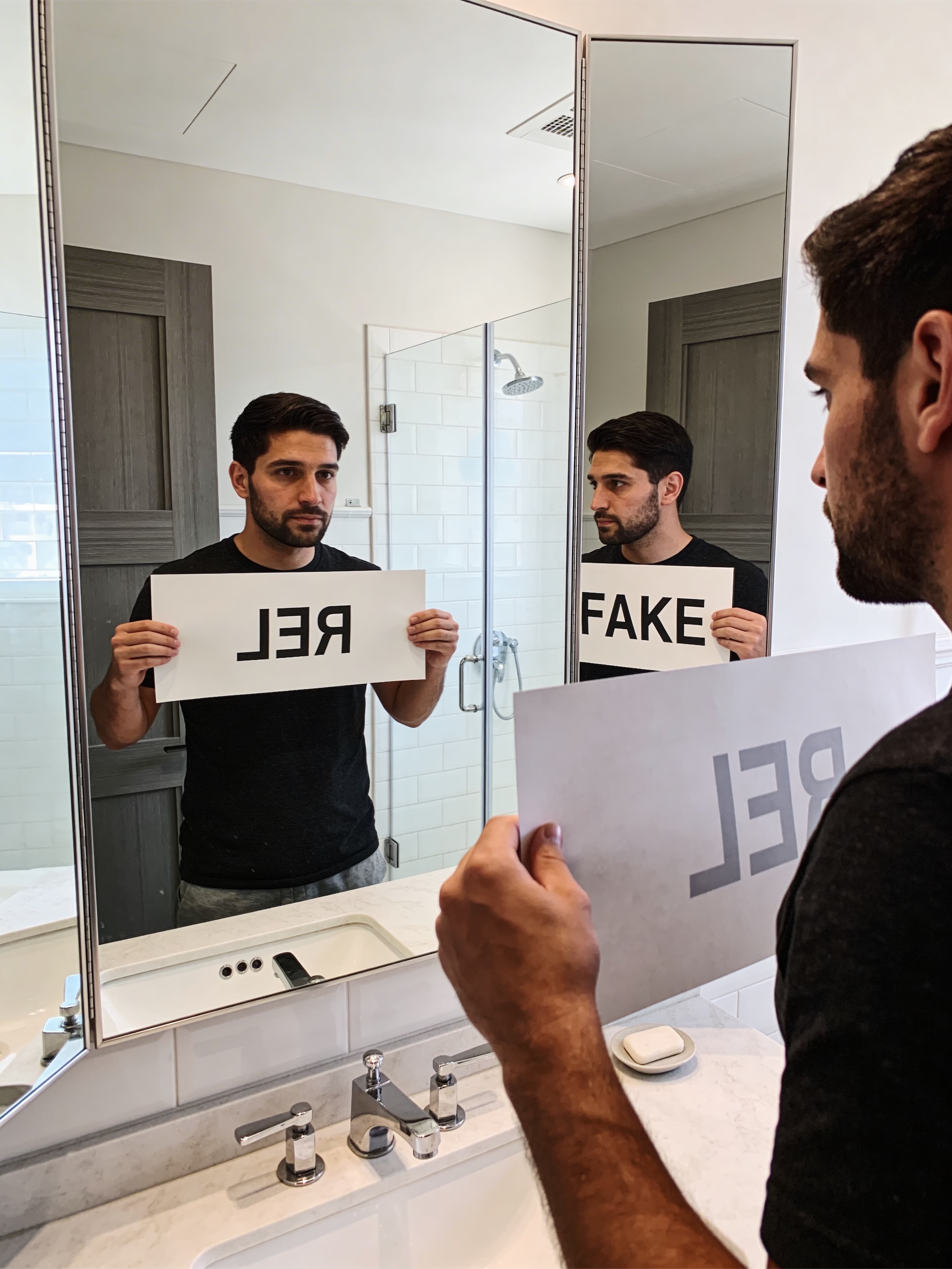 Mirror logic and reflection test by Seedream 4.5