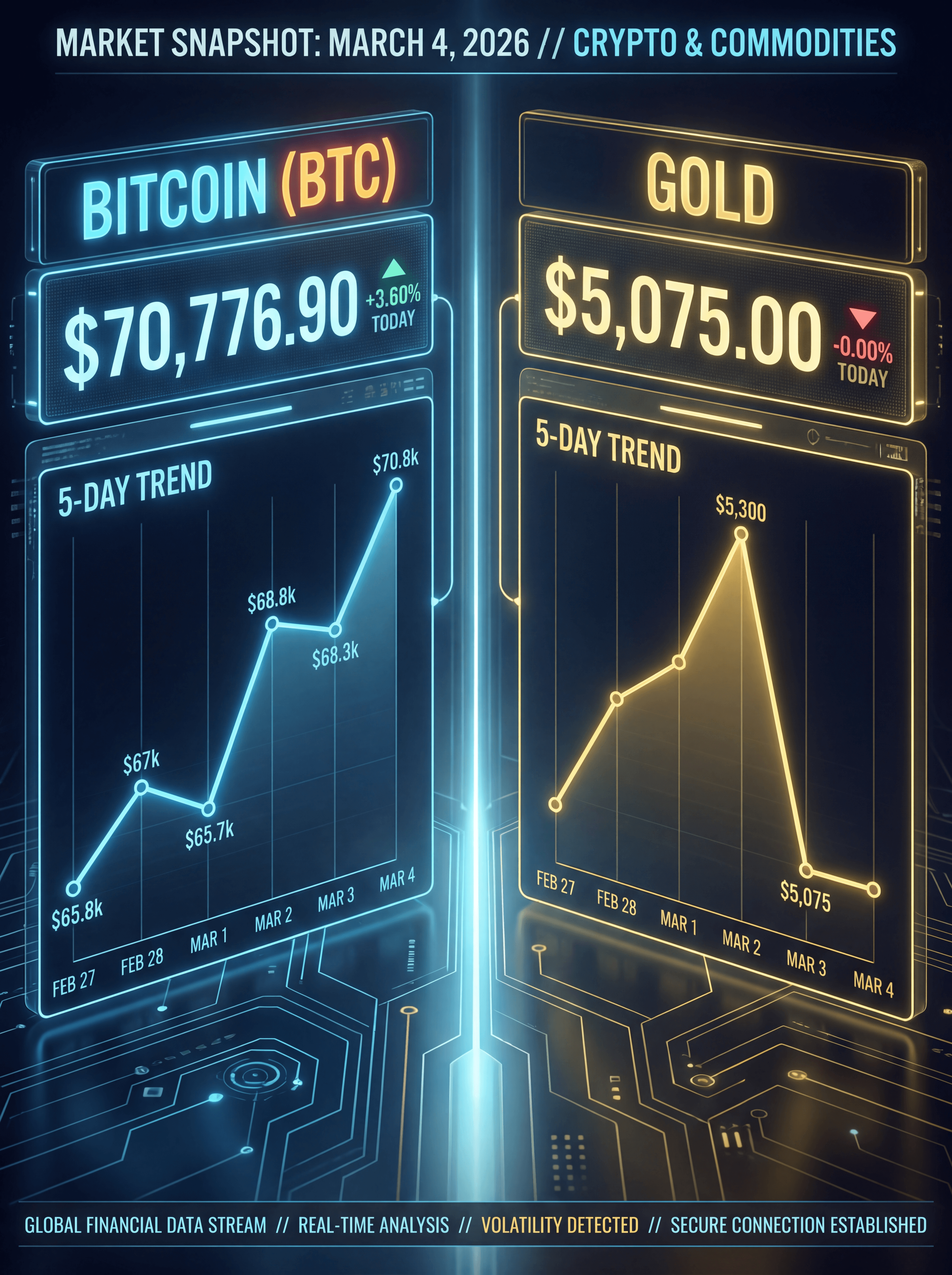 Live market data infographic test by Nano Banana Pro with current values
