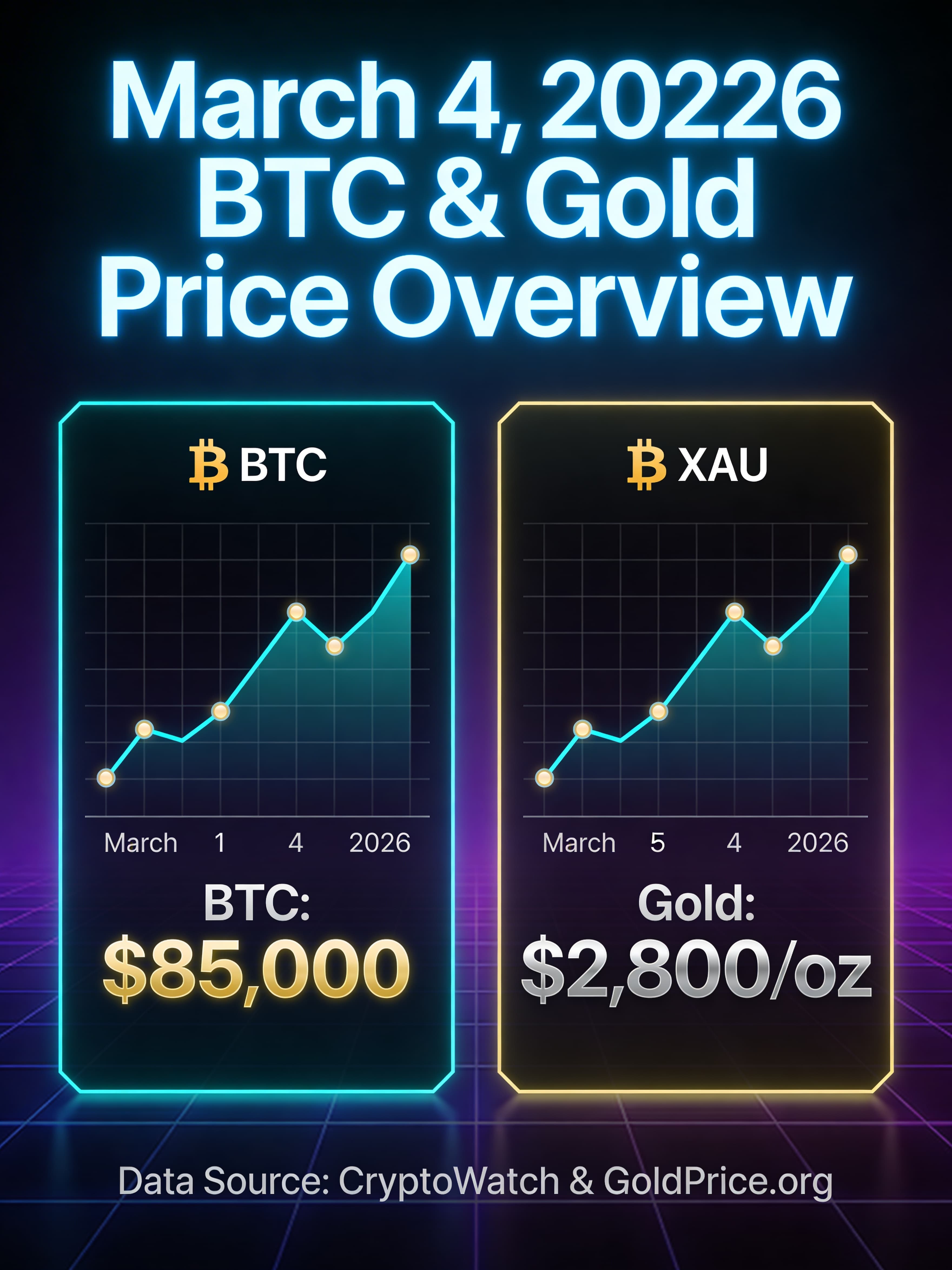 Live market data infographic test by Seedream 4.5 with inaccurate values