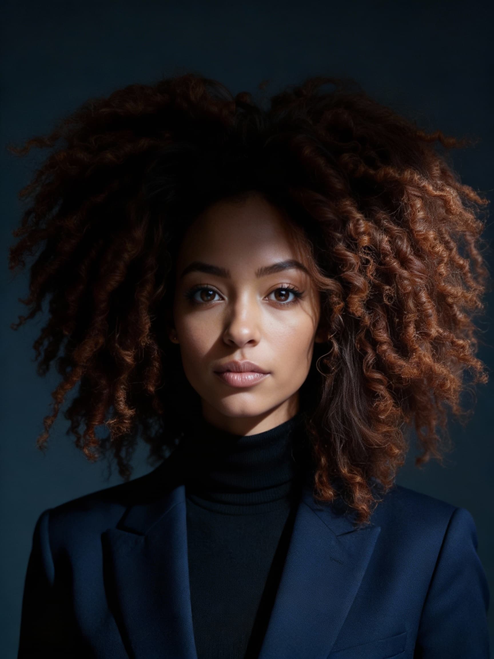 Headshot de CEO con fondo de estudio carbón. Retratos ejecutivos de estudio que se ven modernos, creíbles y listos para prensa.