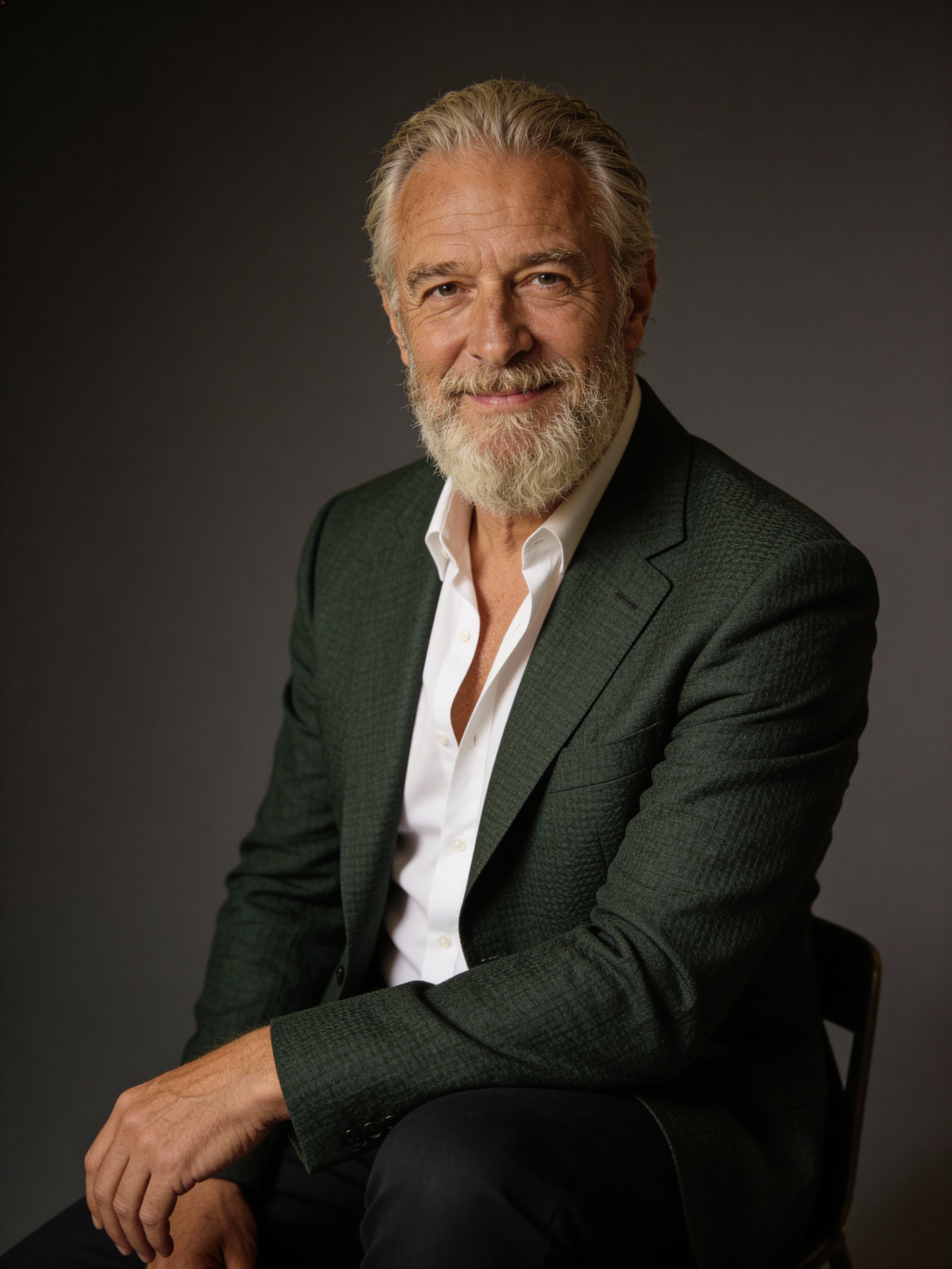 Example: refined real estate studio portrait