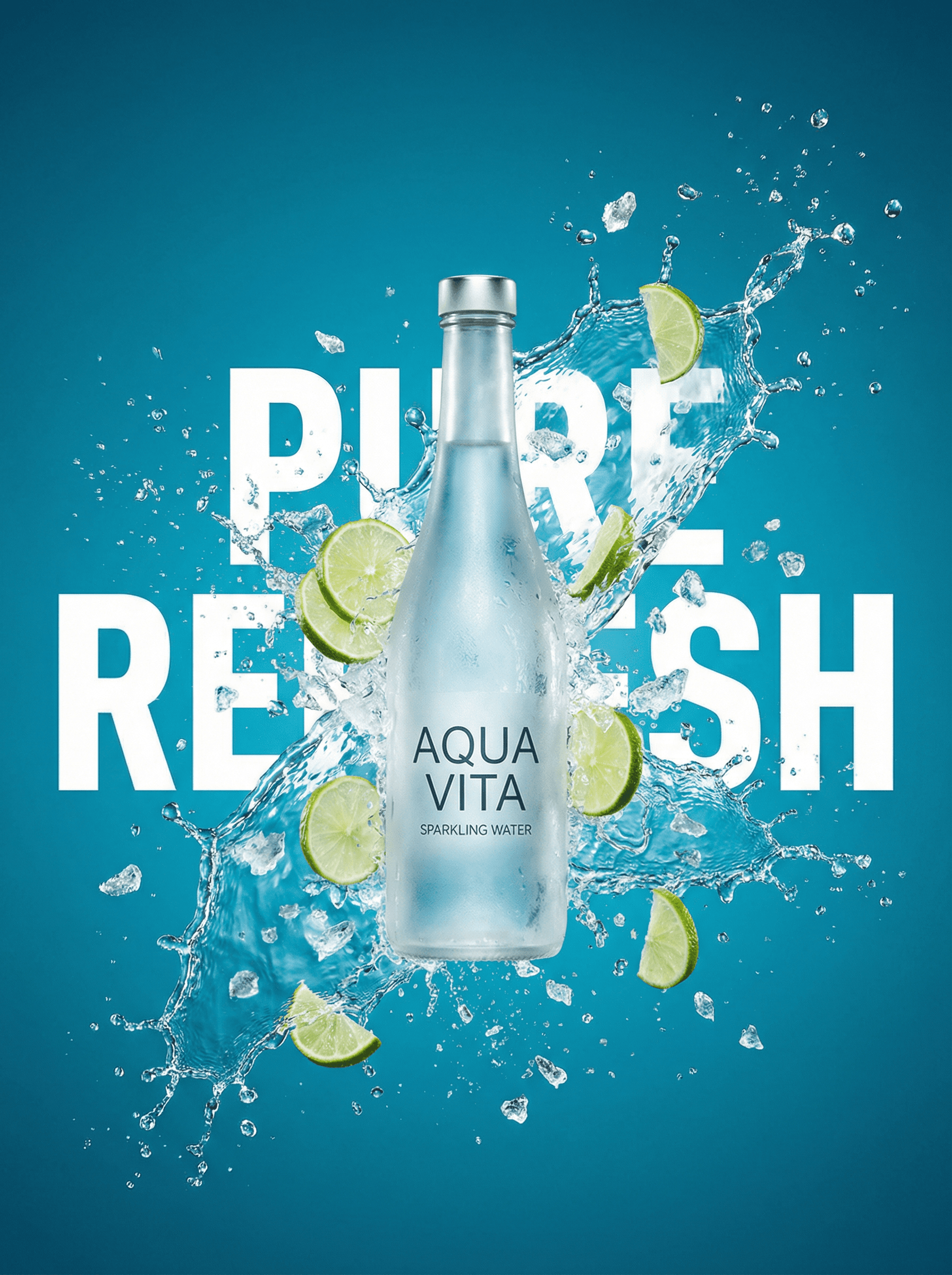 Imagen de campaña comercial generada con Nano Banana 2 en HummingBytes