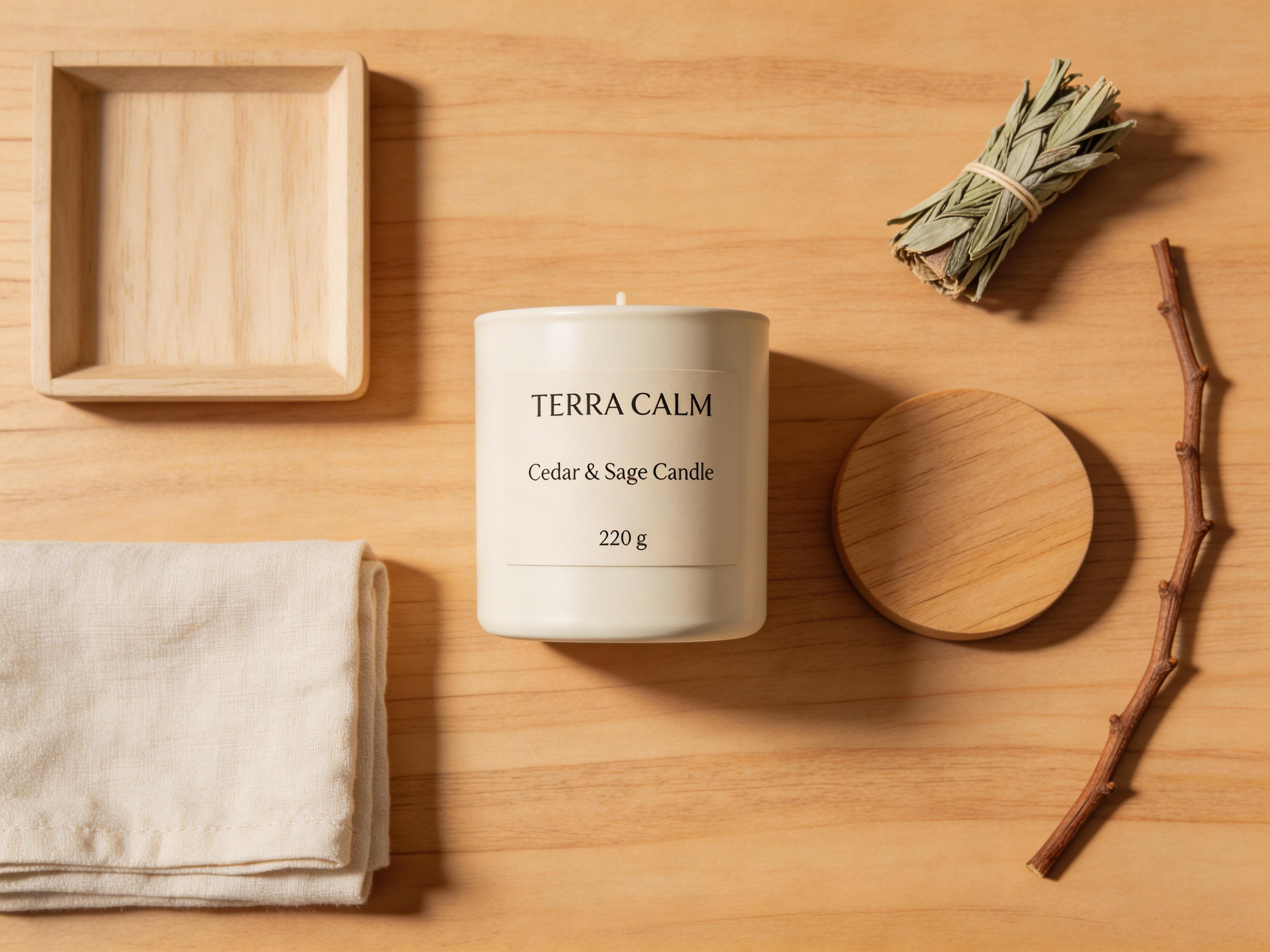 Structured skincare flat-lay with deliberate object placement generated with Seedream 5.0 Lite