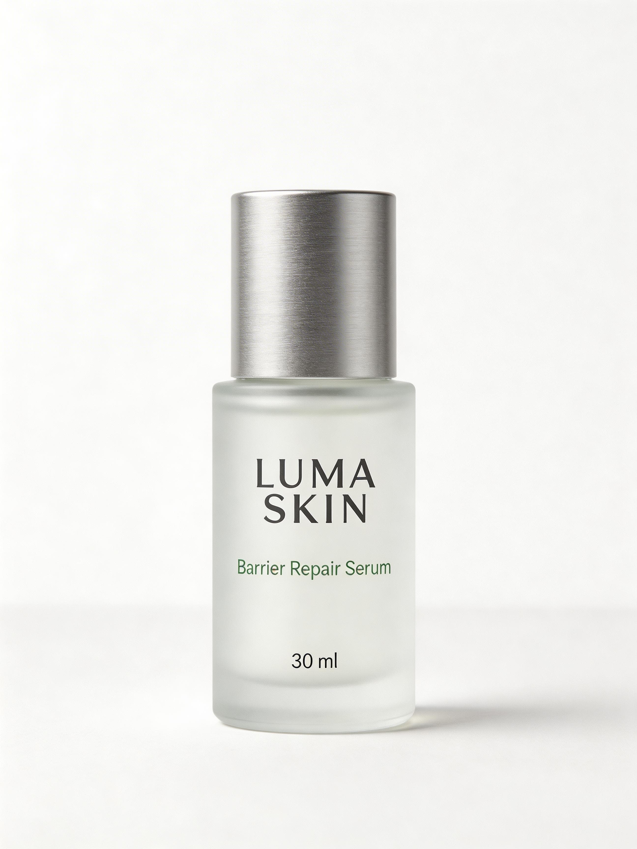 Original skincare serum bottle on a white studio background
