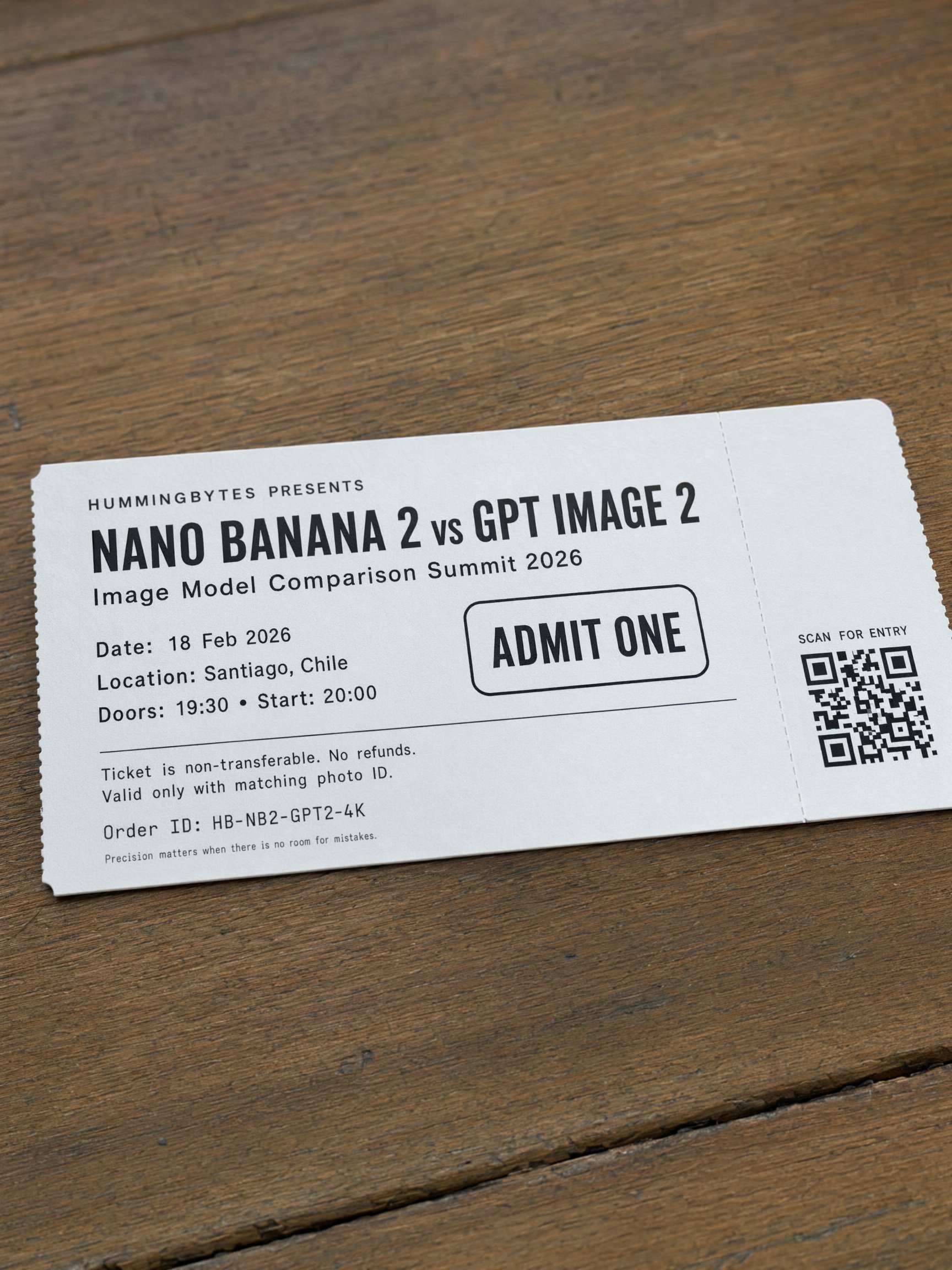 Exact ticket text rendering generated by GPT Image 2