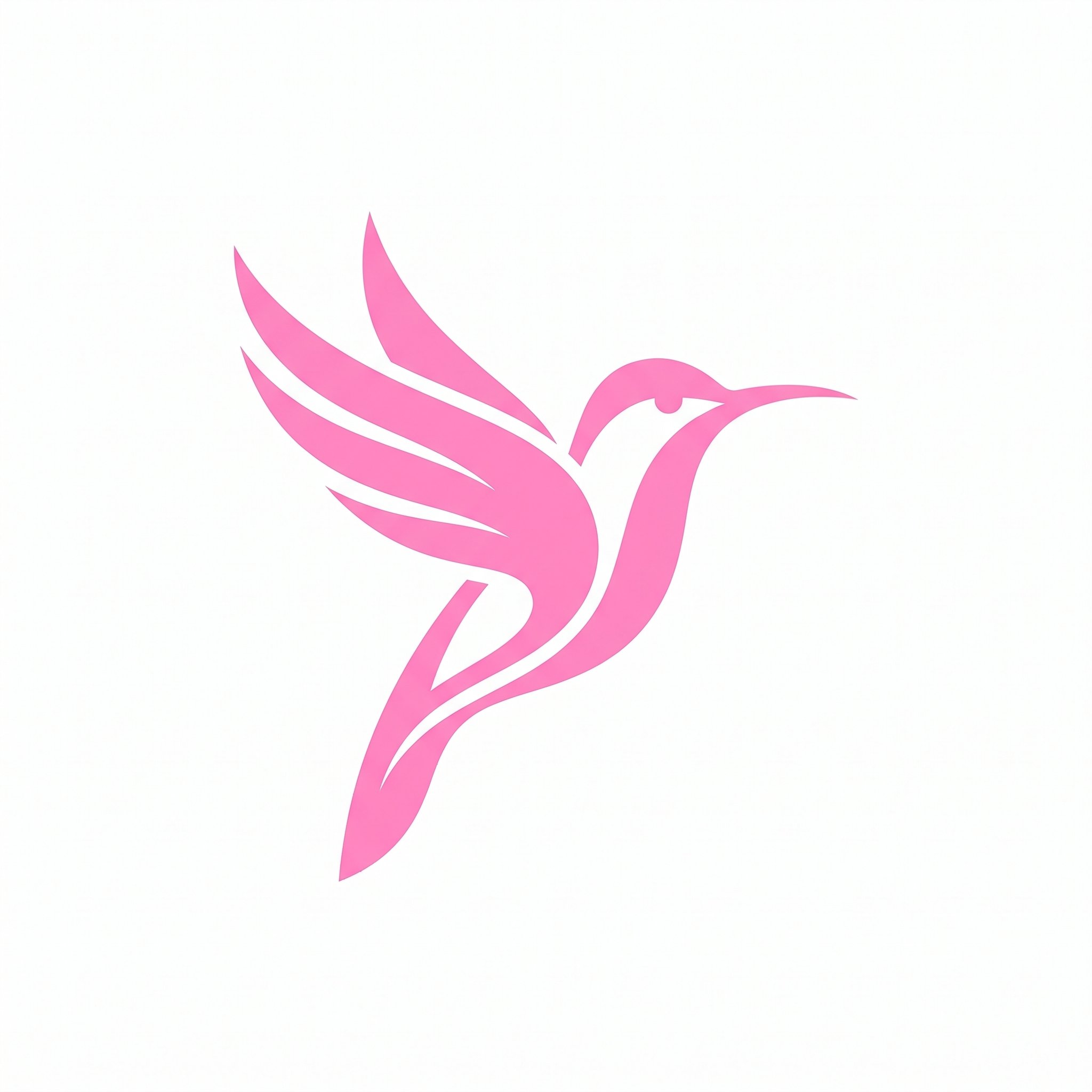 Minimal hummingbird logo generated by Nano Banana 2