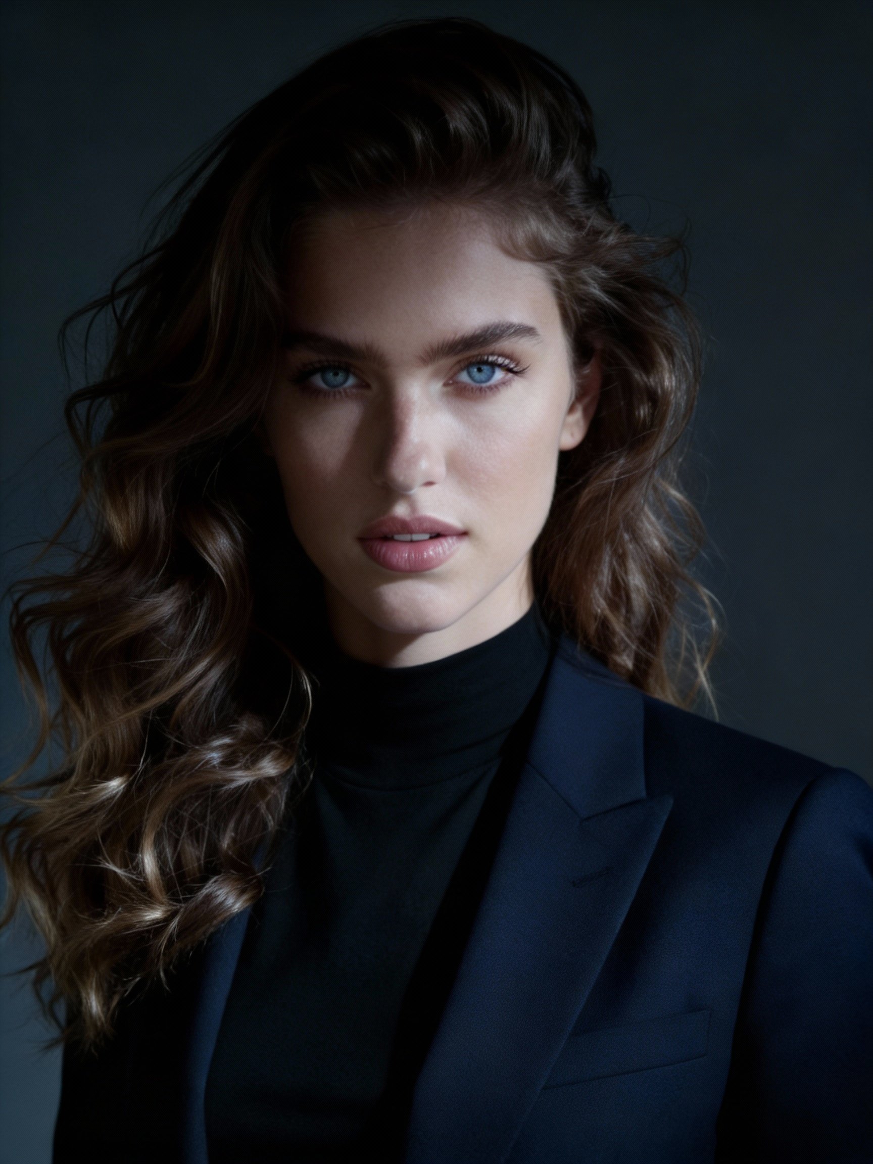 Modern CEO portrait with soft rim light