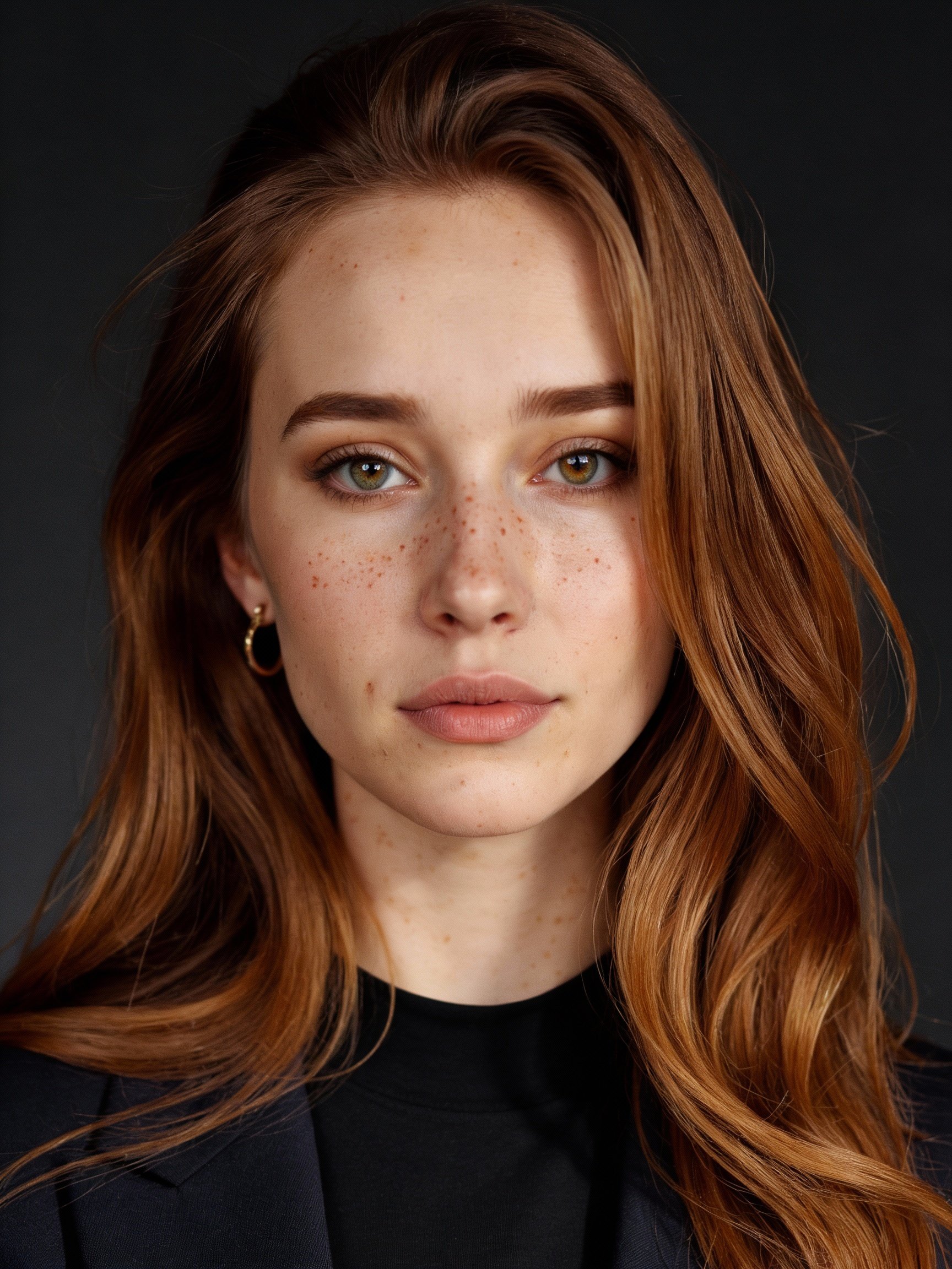 Professional headshot on a warm orange backdrop