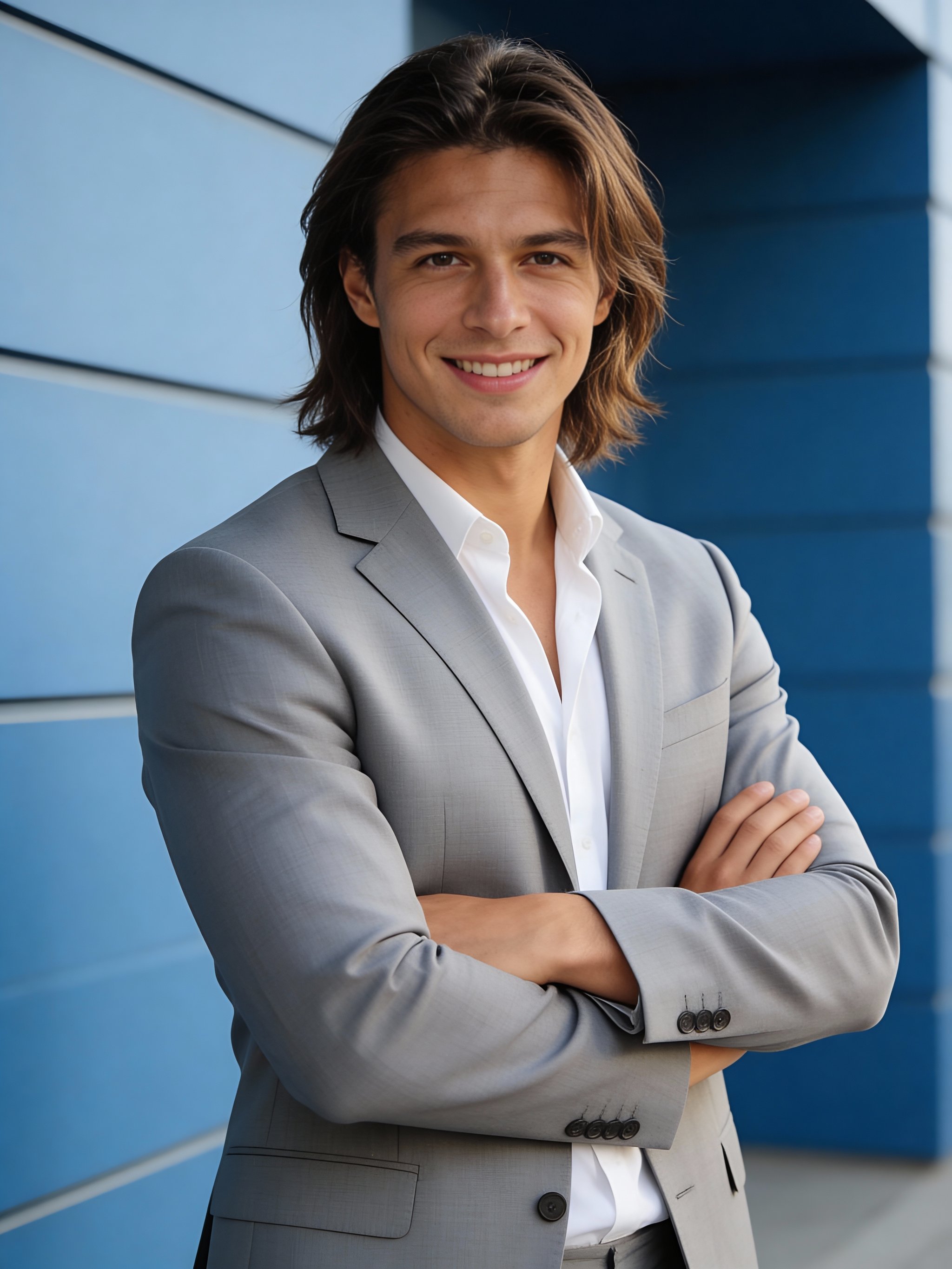 Clean modern headshot with crisp subject separation