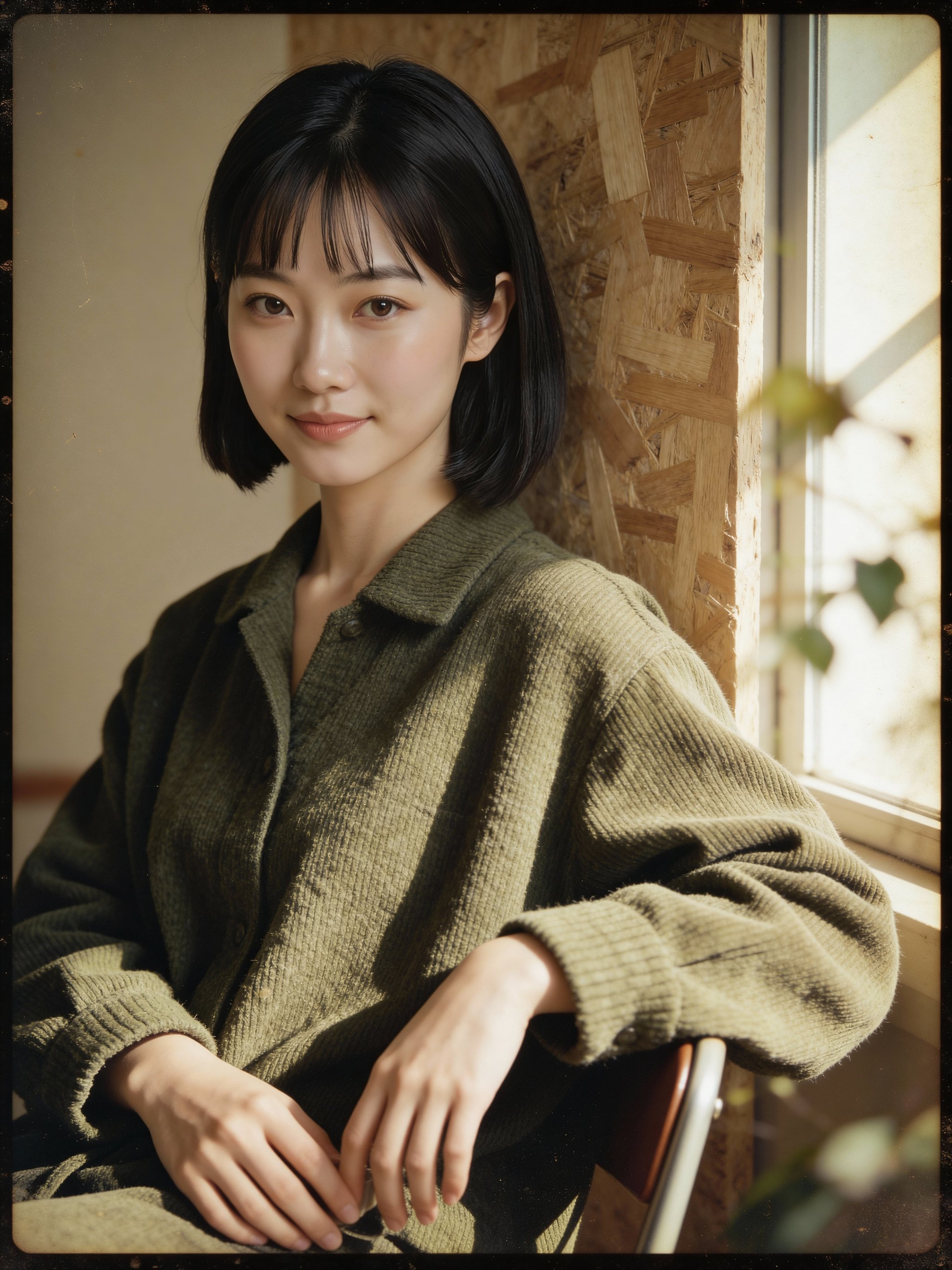 Authentic editorial portrait with relaxed expression