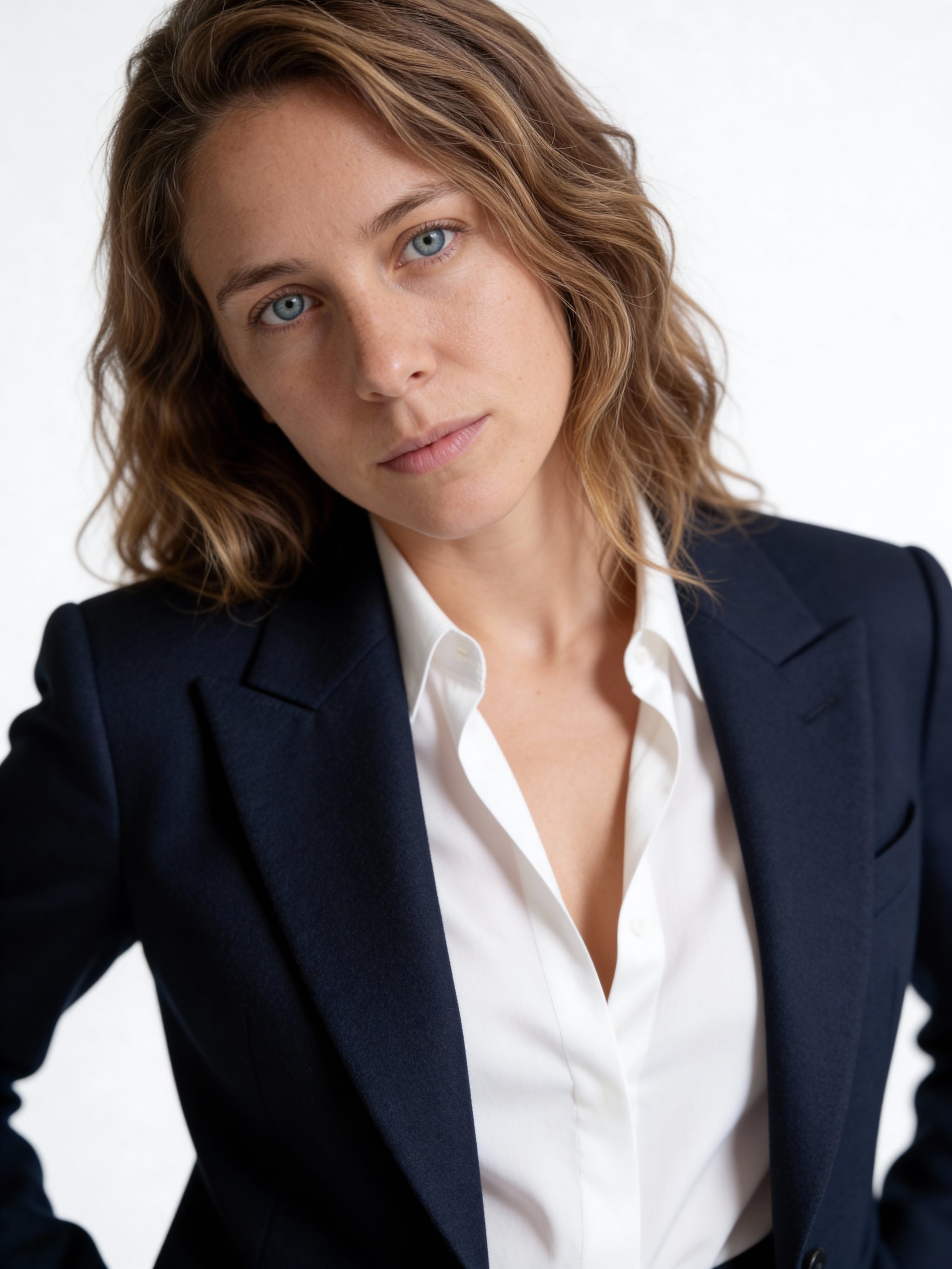 Elegant real estate portrait with high-fashion look