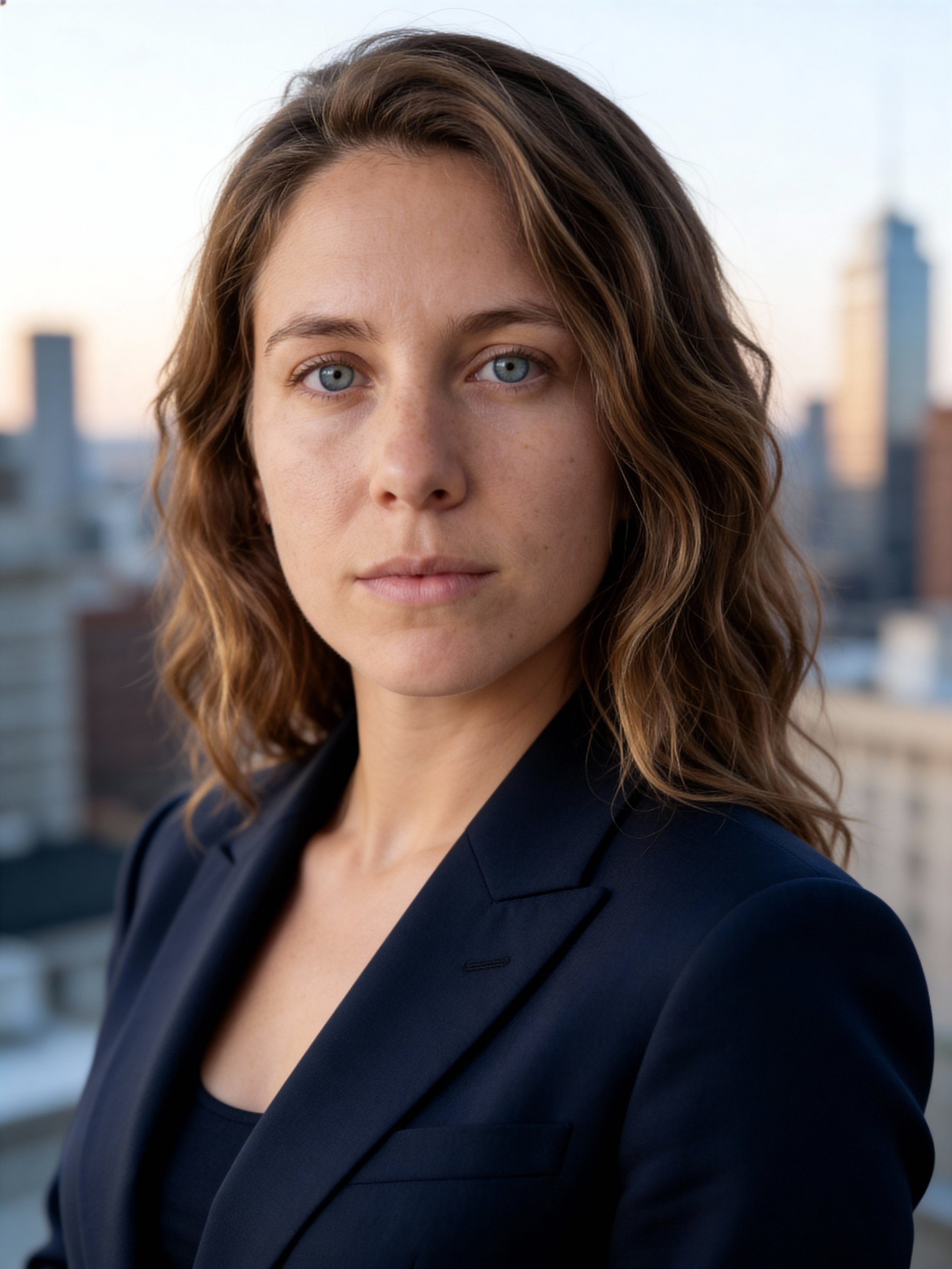 Premium portrait with cinematic depth and rich tones