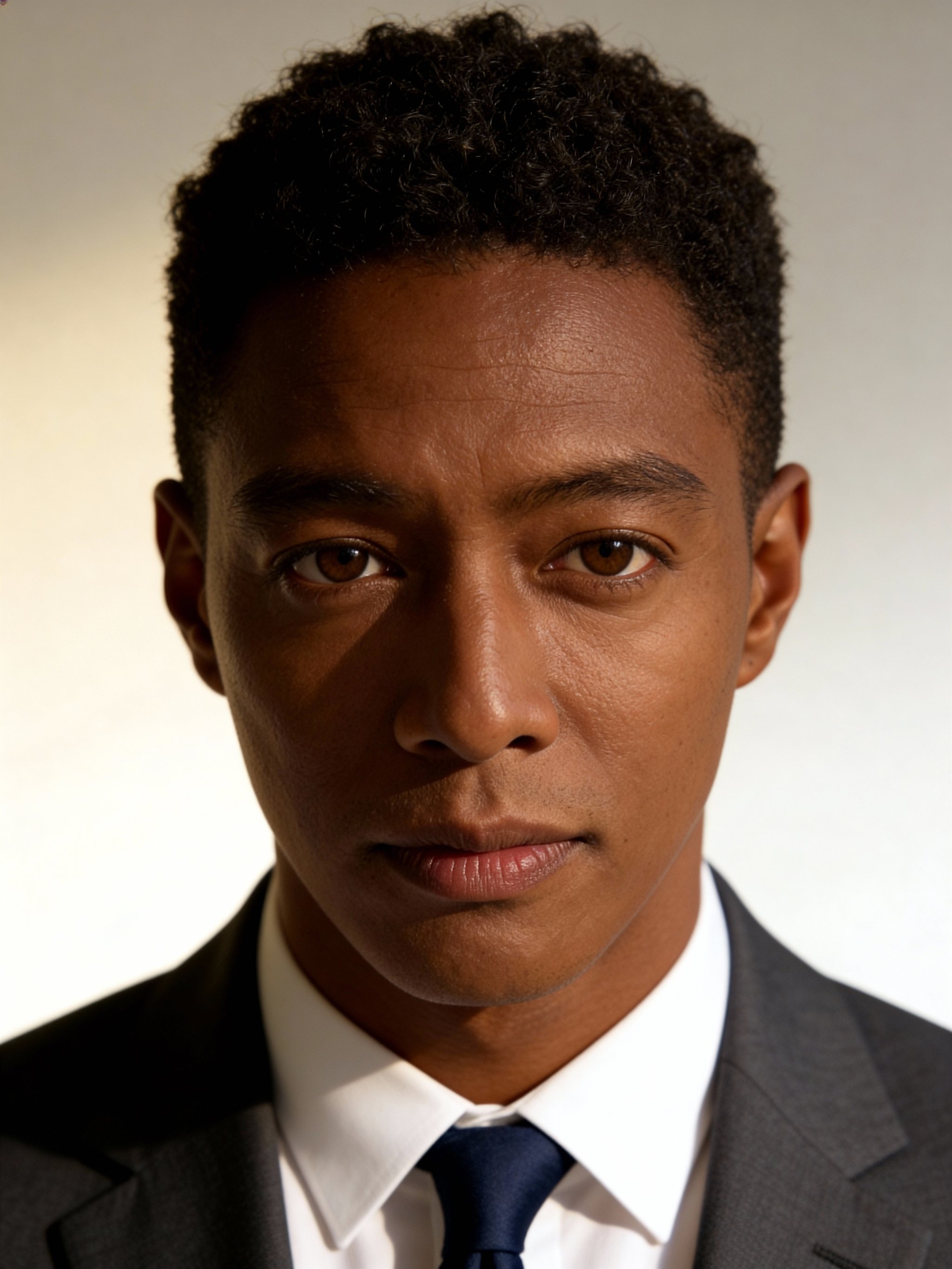 Corporate portrait with clean contrast and crisp detail