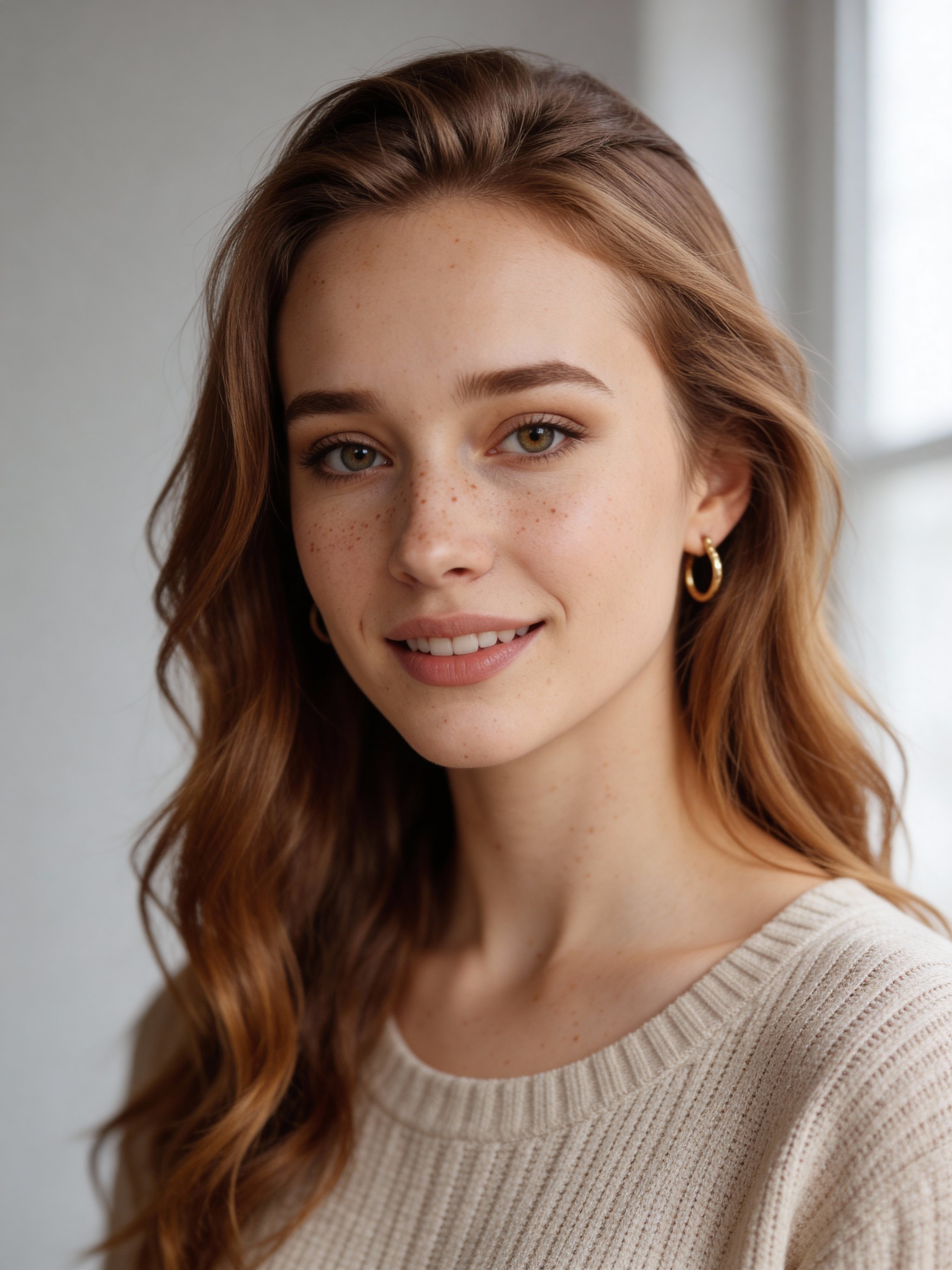 Friendly headshot in soft natural light