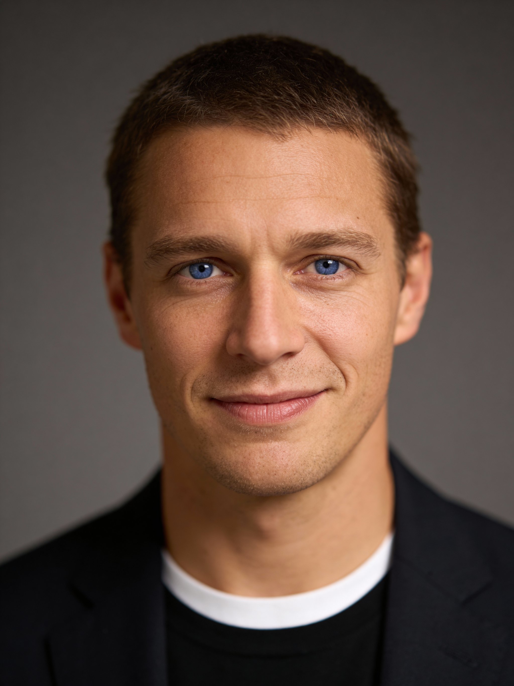 Example: classic professional studio headshot