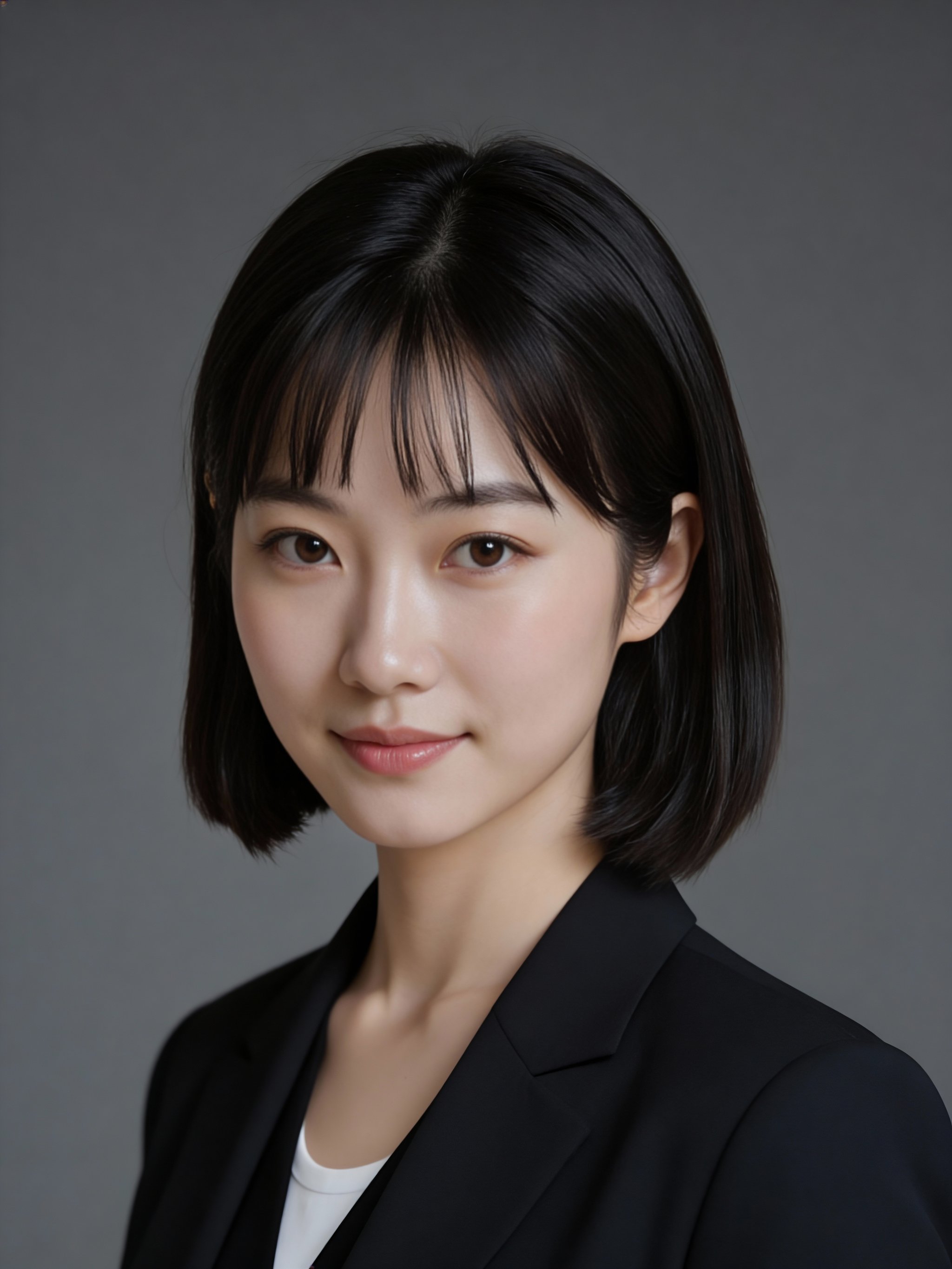 Professional portrait with natural skin texture