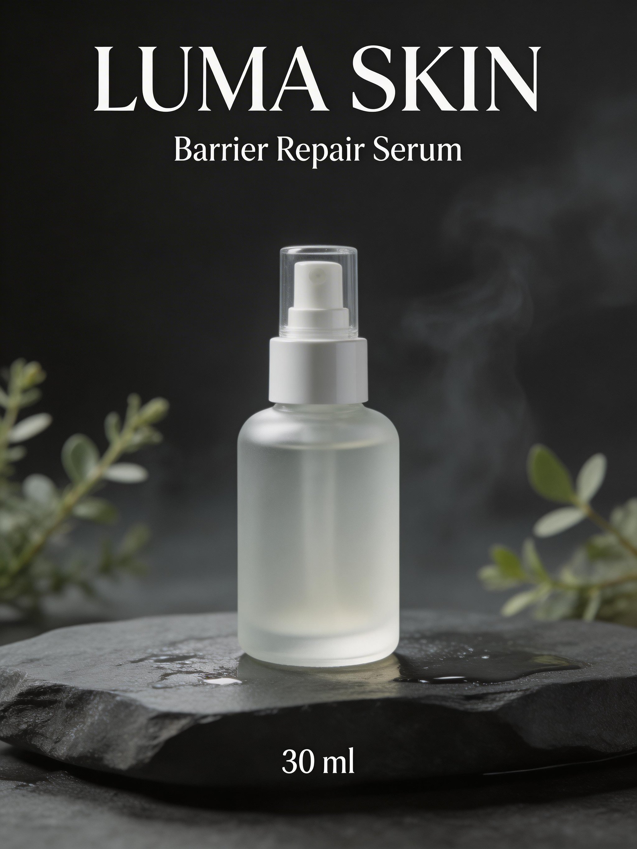 Readable premium skincare poster generated with Seedream 5.0 Lite on HummingBytes