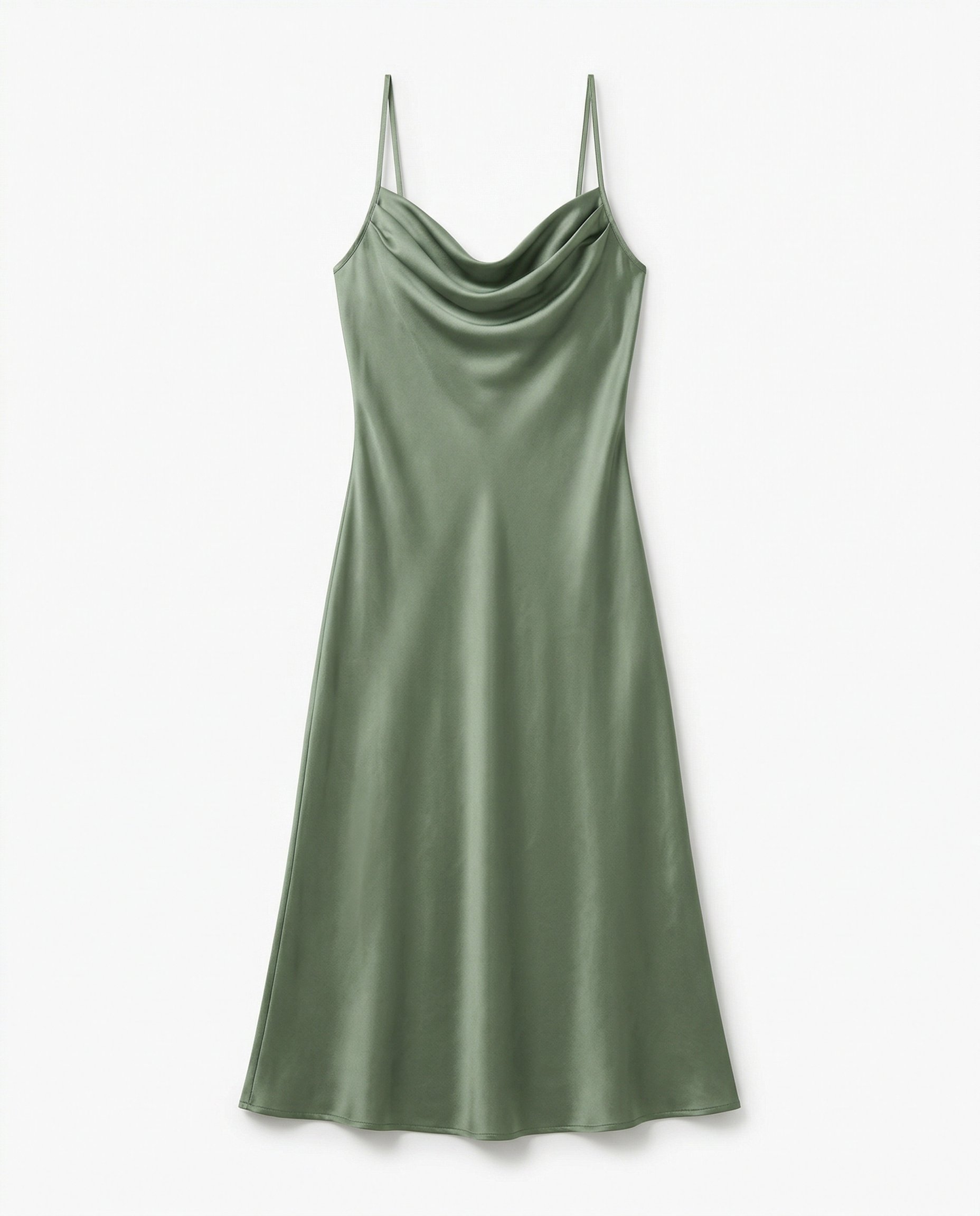 Clean white-background ecommerce image of the sleeveless midi dress