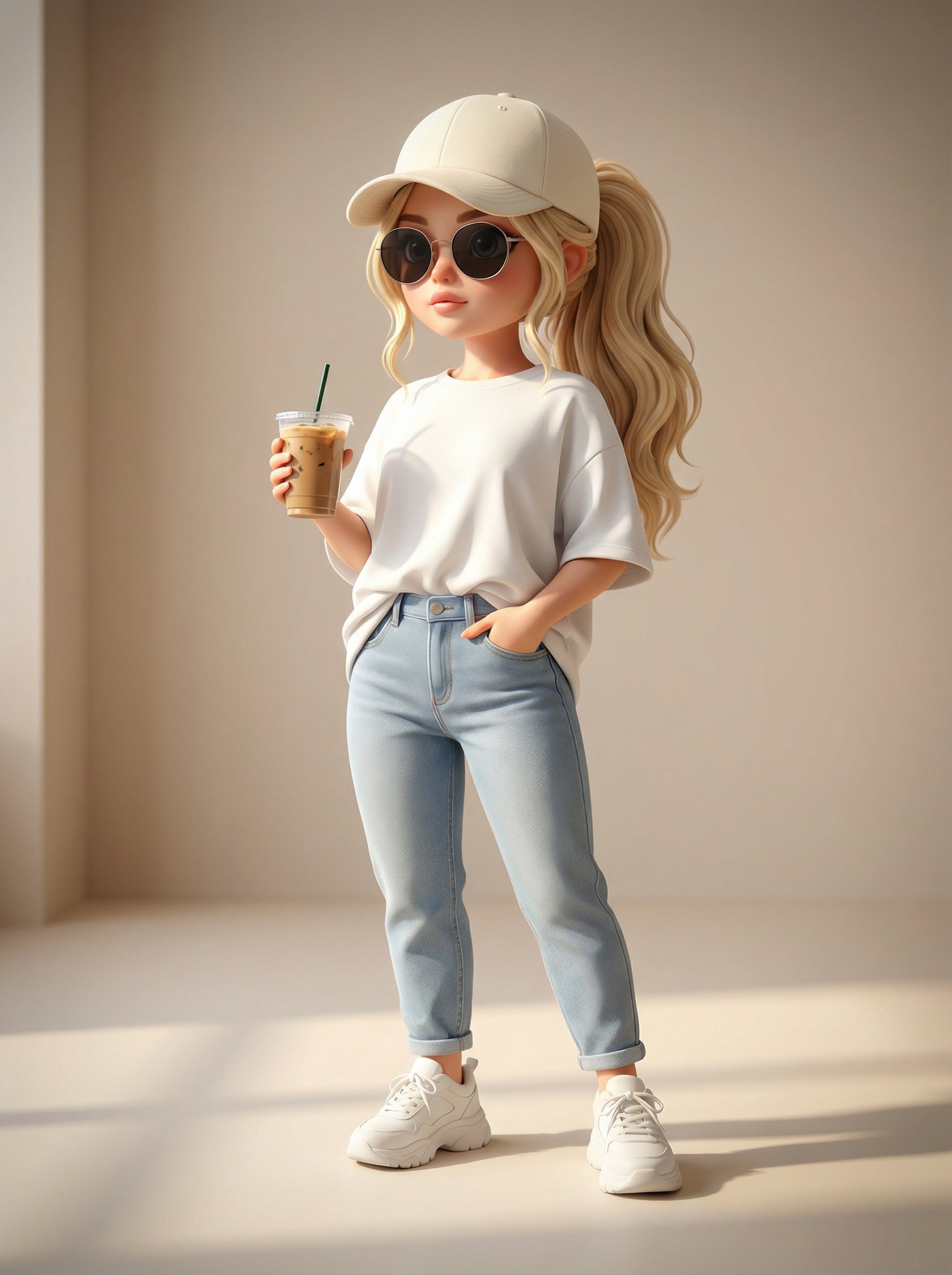 Ejemplo: icono chibi streetwear miniatura