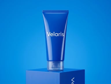 Skincare product image before upscale