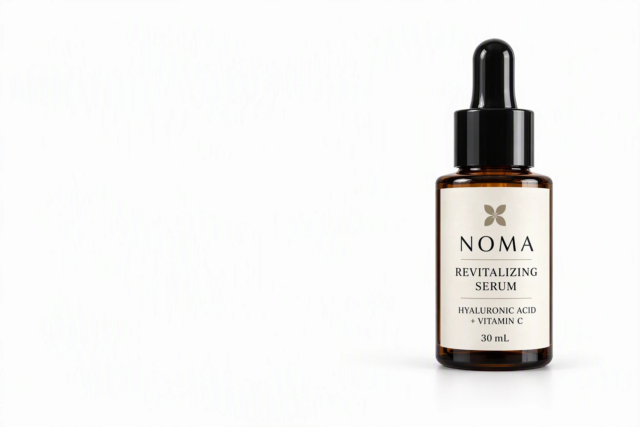NOMA serum generated in HummingBytes as a clean white-background product image
