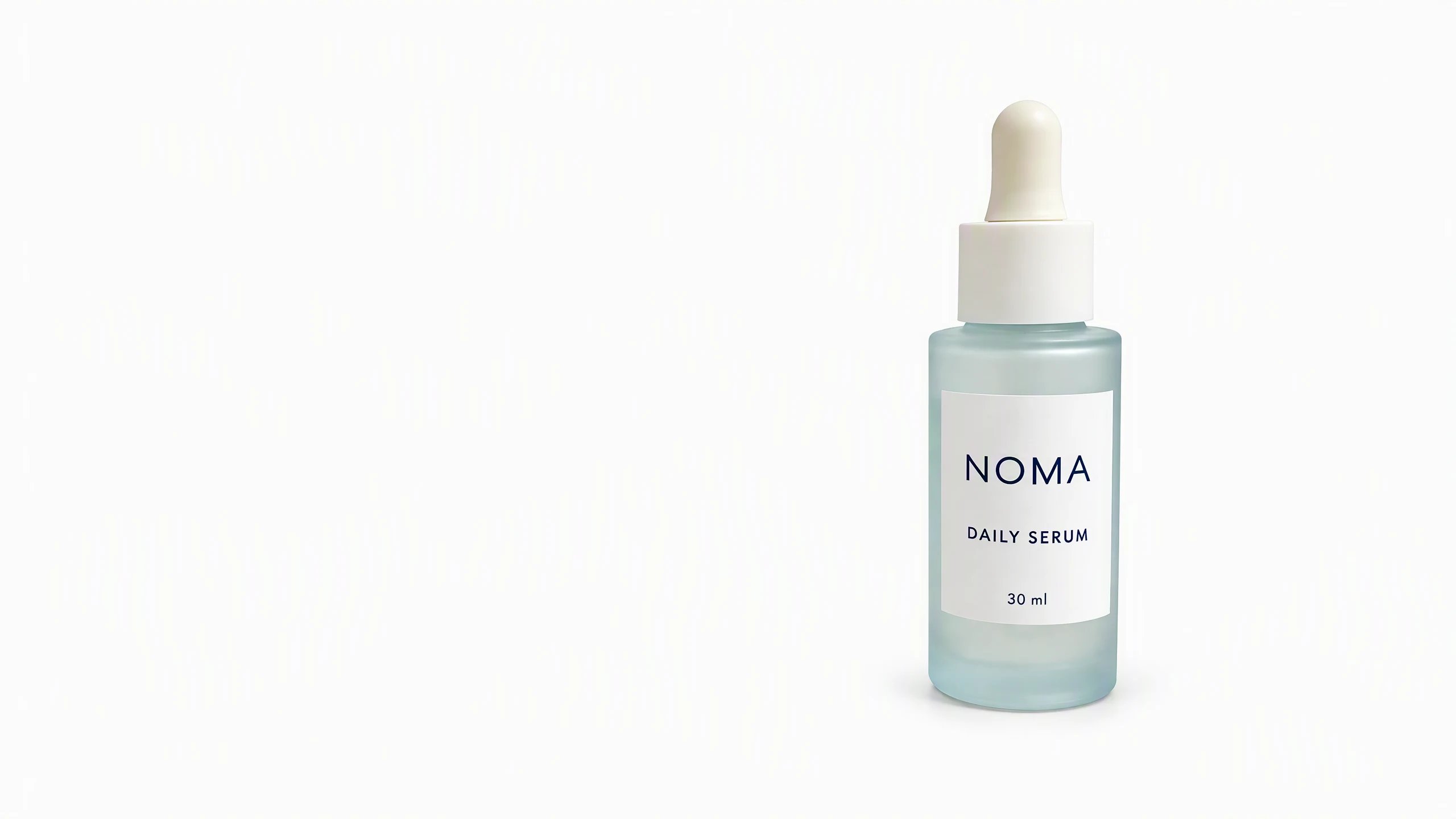 NOMA serum transformed in HummingBytes into a clean white-background product listing image