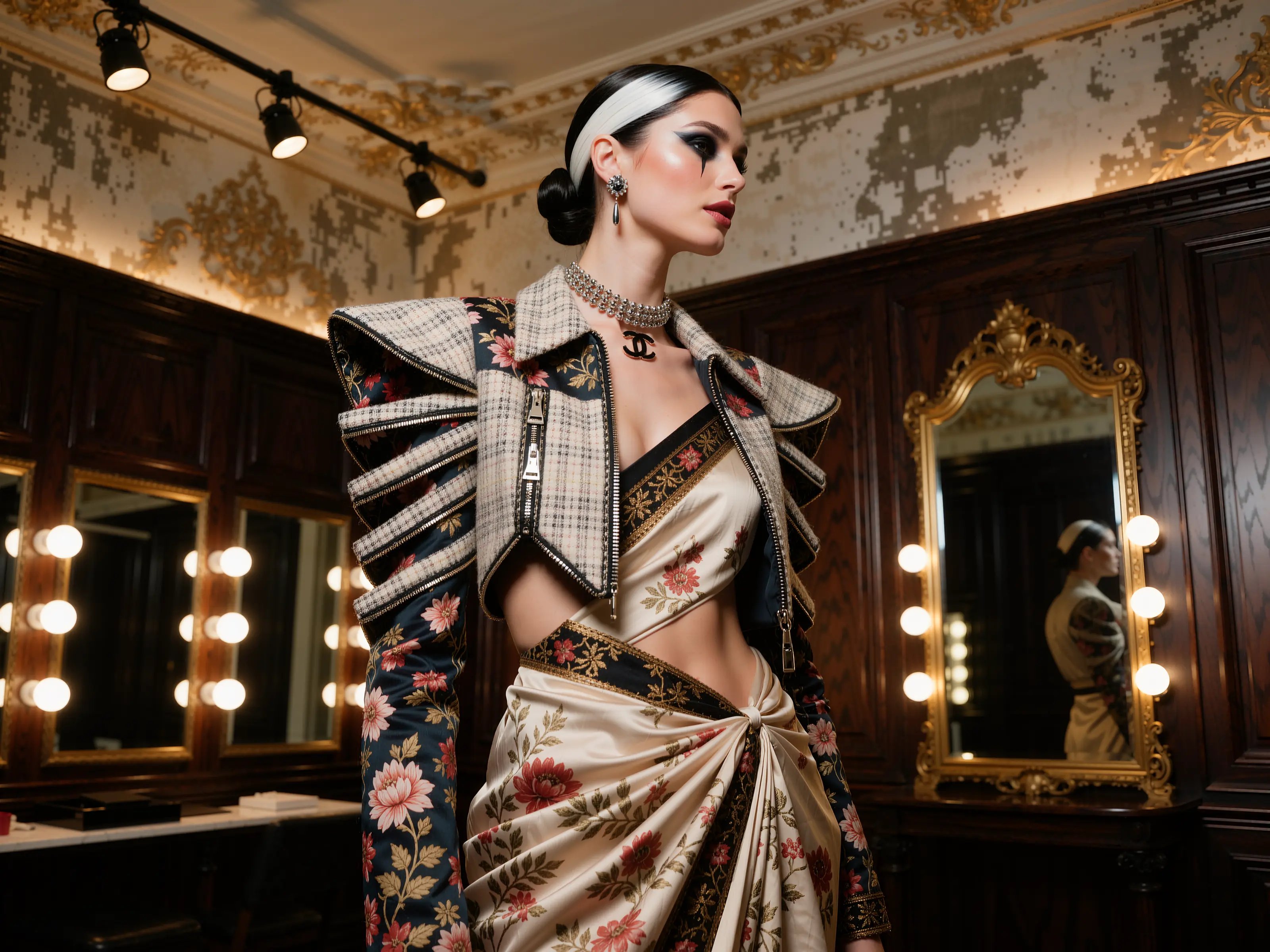 AI generated fashion model